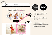 Wix Website Template - Pink Luxe, a Wix Template by The Pixel Palace (Thumbnail 3 of 7)