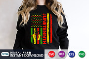 Juneteenth American Flag Graphic, an Object Graphic by FunnySVGCrafts (Thumbnail 2 of 3)