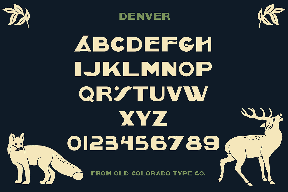 DENVER by Old Colorado Type Co., a Font by Old Colorado Type Co. (Photo 2 of 3)