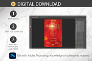Christmas Concert Flyer Photoshop, a Flyer Template by Godserv Designs (Thumbnail 7 of 9)