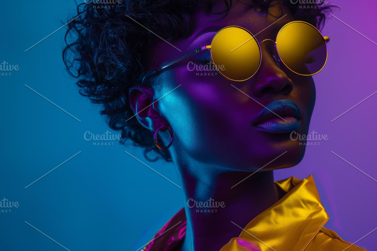 109 Fashion models in sunglasses, a Beauty & Fashion Photo by Handmadefont (Photo 21 of 113)