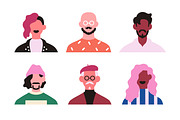 People face avatars, portraits set, a Person Illustration by Good Studio (Thumbnail 4 of 7)