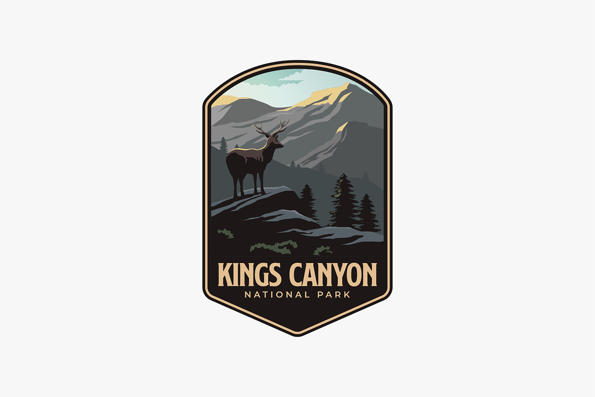 Kings Canyon National Park logo, a Branding & Logo Template by DOMHOUZE