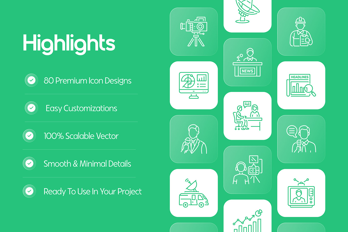 Animated Online Reporting Icon Set, an Outline Icon by Prosymbols (Photo 2 of 5)