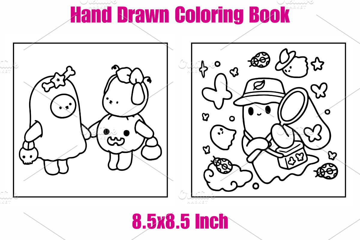 Halloween Vibes Coloring Book, a Seasonal Illustration by Coco Bloom (Photo 3 of 4)