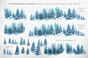 Winter in the Forest, a Decorative Illustration by LeiaSW (Thumbnail 6 of 6)