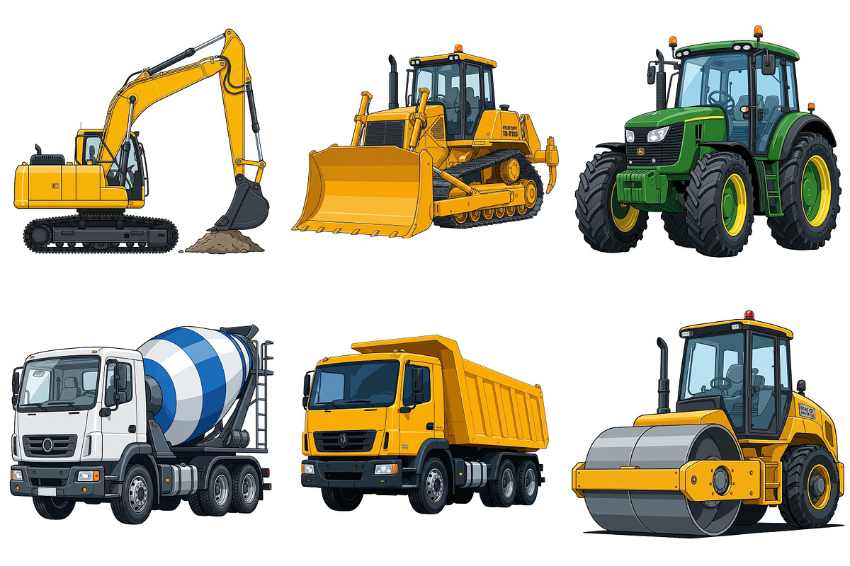 Transport Clipart Illustrations, a Transportation Illustration by Wowly Design (Photo 3 of 15)
