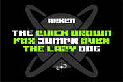 Arken – Modern Futuristic Font, a Font by Vroz Studio (Thumbnail 6 of 8)