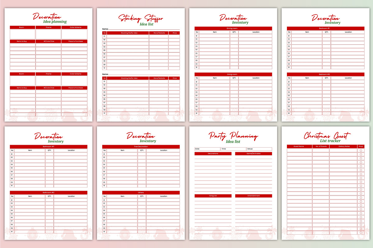 Christmas Memory Journal Canva Kdp, a Stationery Template by Mustafiz (Photo 5 of 6)