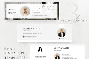 Real Estate Email Signature Template, a Marketing Template by ZoaniDesign