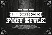 Black Sponge - Gothic Font, a Blackletter Font by QR Design Studio (Thumbnail 4 of 8)