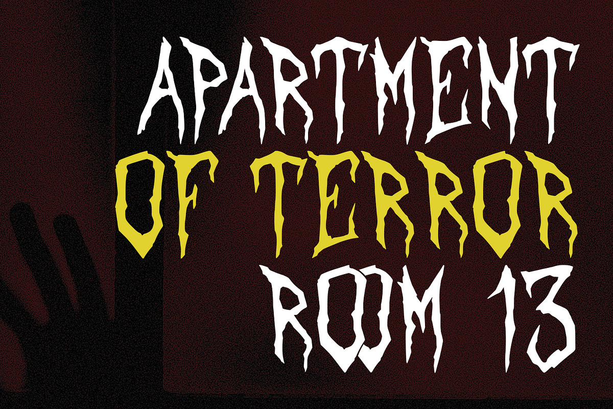 Theallezt Horror Scary Display Font, a Handwritten Font by Maulana Creative (Photo 2 of 7)