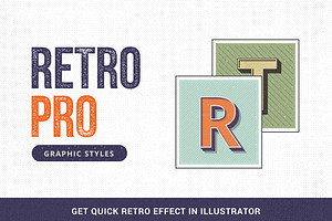 RetroPro-Illustrator Graphic Styles