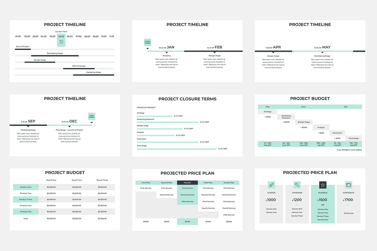 Project Proposal PowerPoint Template, a Presentation Template by JetzTemplates (Photo 5 of 9)