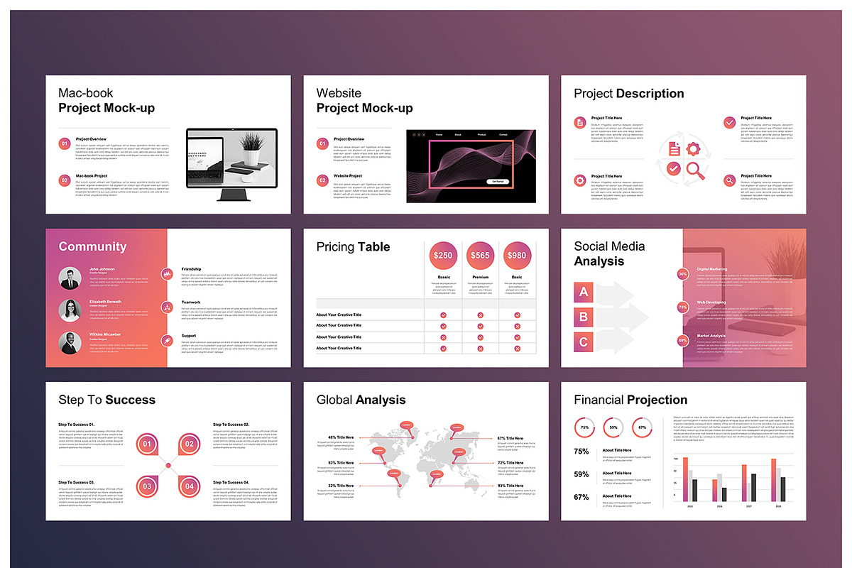 Pitch Deck Presentation Template, a Presentation Template by Spark_Creative (Photo 8 of 9)