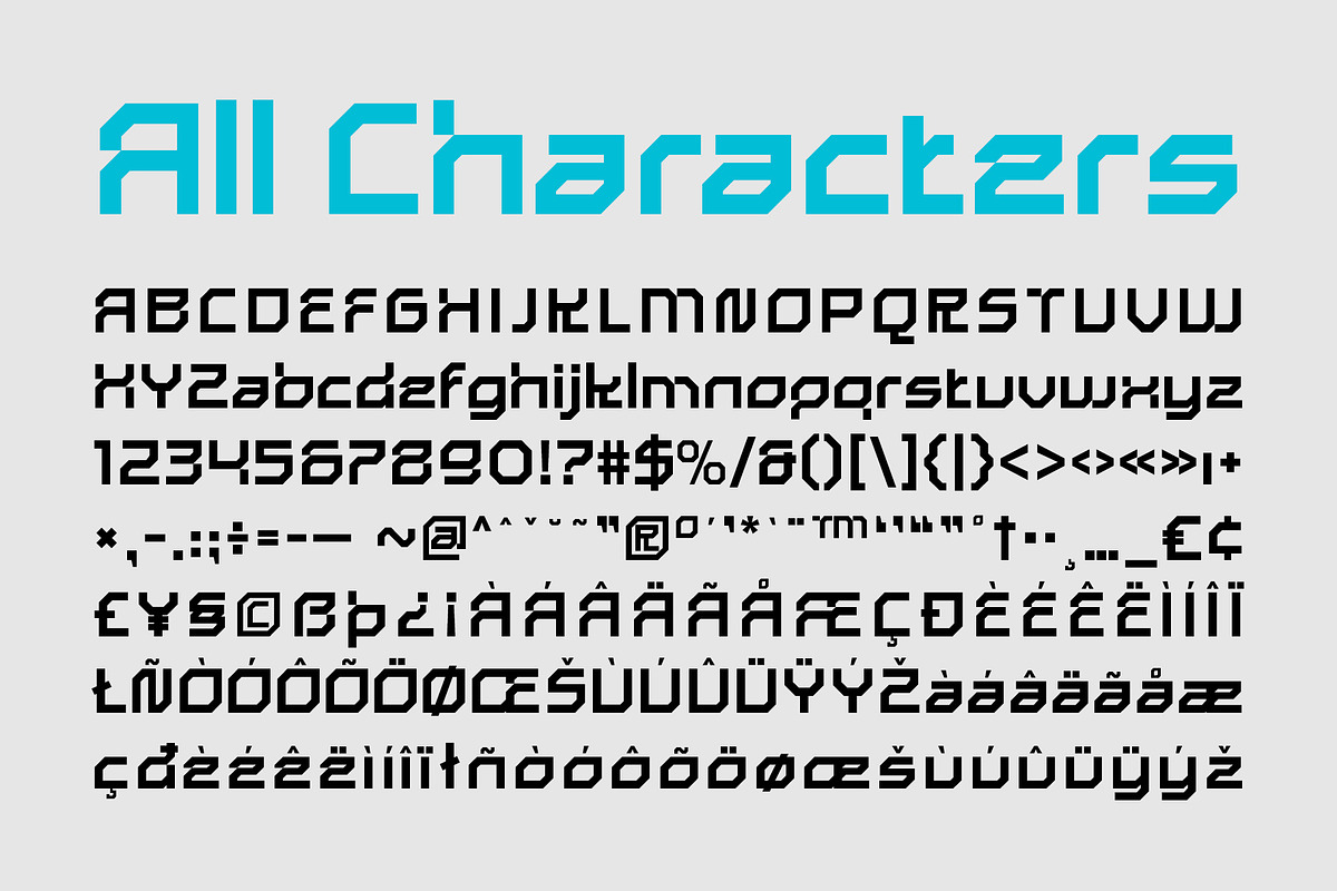 CS Whiplash – Techno Font, a Sans Serif Font by Craft Supply Co. (Photo 8 of 8)
