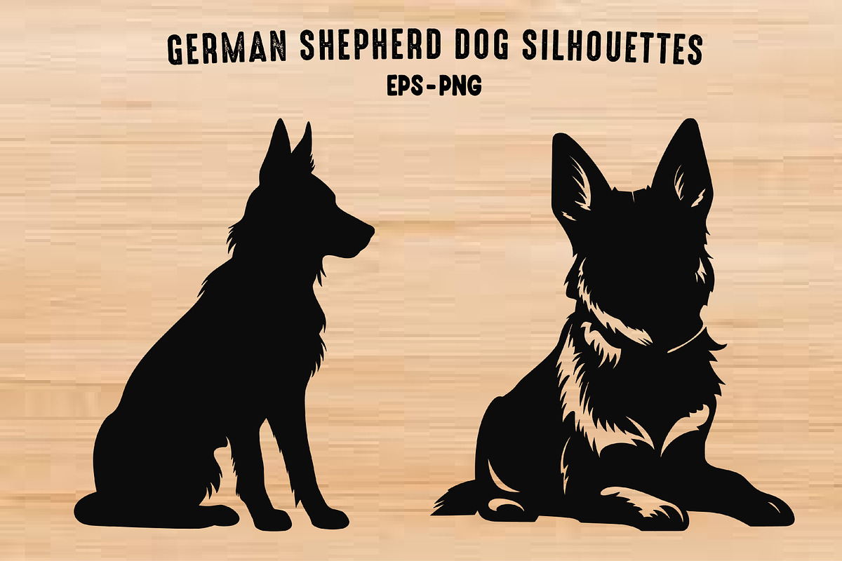 German Shepherd Dog Silhouette PNG, an Animal Illustration by Gfx Expert Team (Photo 1 of 3)