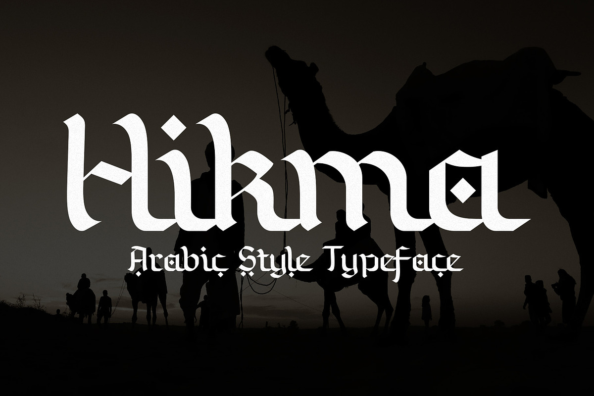 Hikma - Arabic Style Typeface, a Serif Font by HipFonts (Photo 9 of 10)