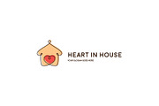 Heart in House Logo Template, a Branding & Logo Template by ND Design (Thumbnail 3 of 7)