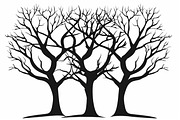8 Tree Silhouette Vector Bundle, an Illustration by Designs_River (Thumbnail 2 of 9)