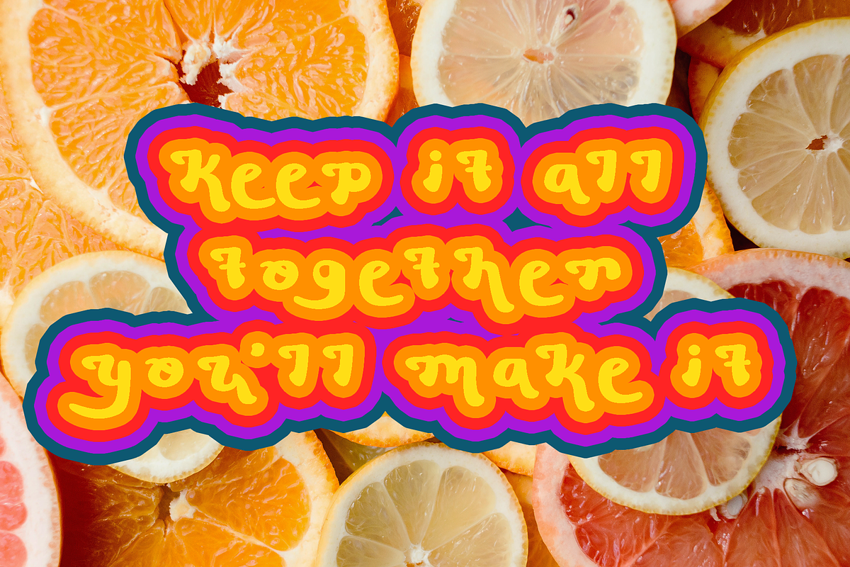 Sunbursting Typeface, a Serif Font by Rachel McBride Creative (Photo 3 of 10)