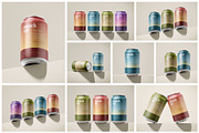 Soda Can Mockup Set, a Packaging Mockup by Deeplab (Thumbnail 2 of 12)