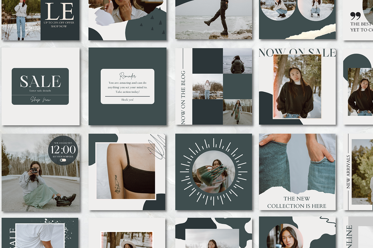Grey Instagram Template for Business, a Social Media Template by Social Assumptions (Photo 7 of 7)