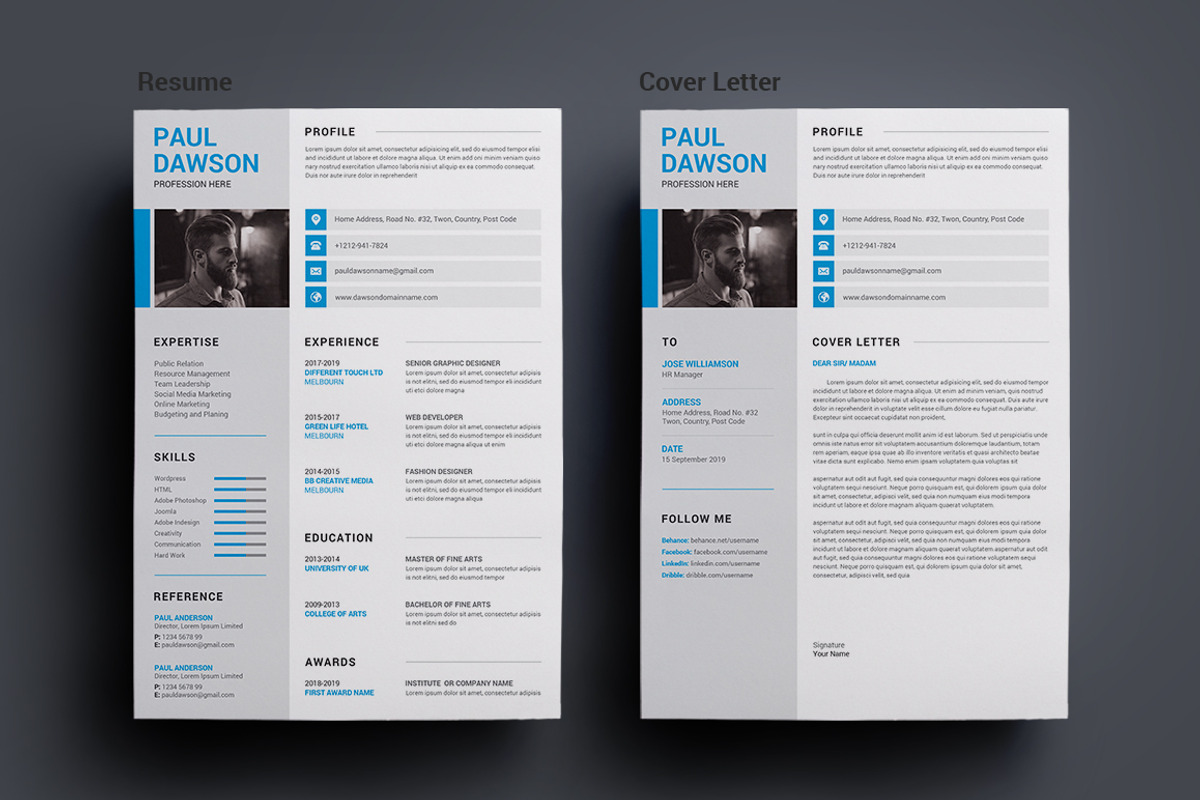 Resume/CV, a Resume Template by deviserpark (Photo 5 of 7)