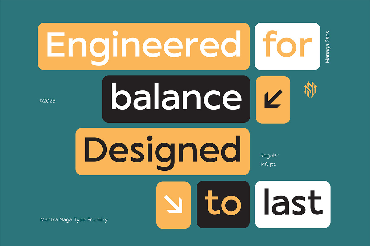MN Managa Sans - Grotesk Sans Serif, a Sans Serif Font by Mantra Naga (Photo 4 of 20)
