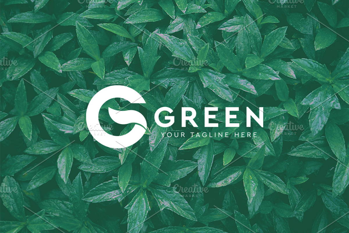 letter G with a Leaf  logo Design, a Branding & Logo Template by rpdesignstudio (Photo 3 of 3)