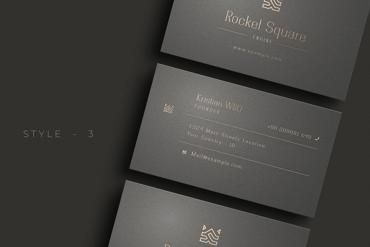 Premium Man Business Card - V.85, a Business Card Template by Ctrl space studio (Photo 4 of 6)