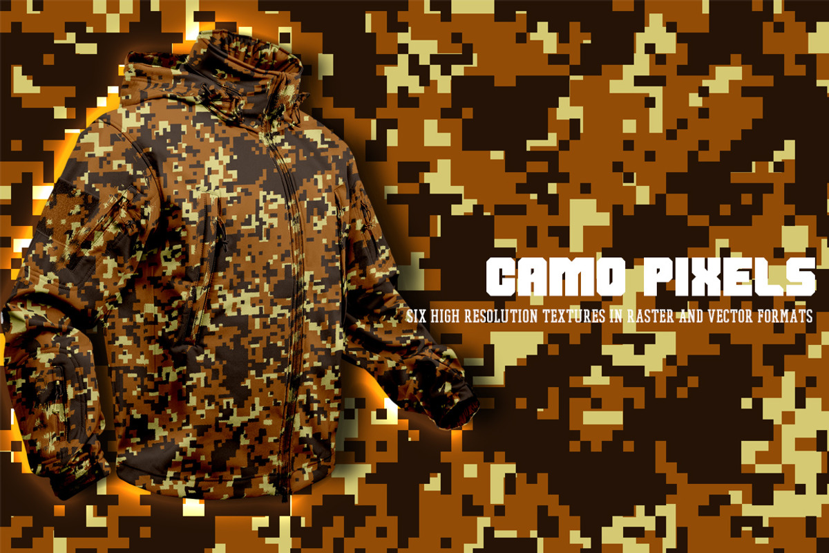 Camo Pixels, a Texture Graphic by Digital Art Creations (Photo 2 of 6)
