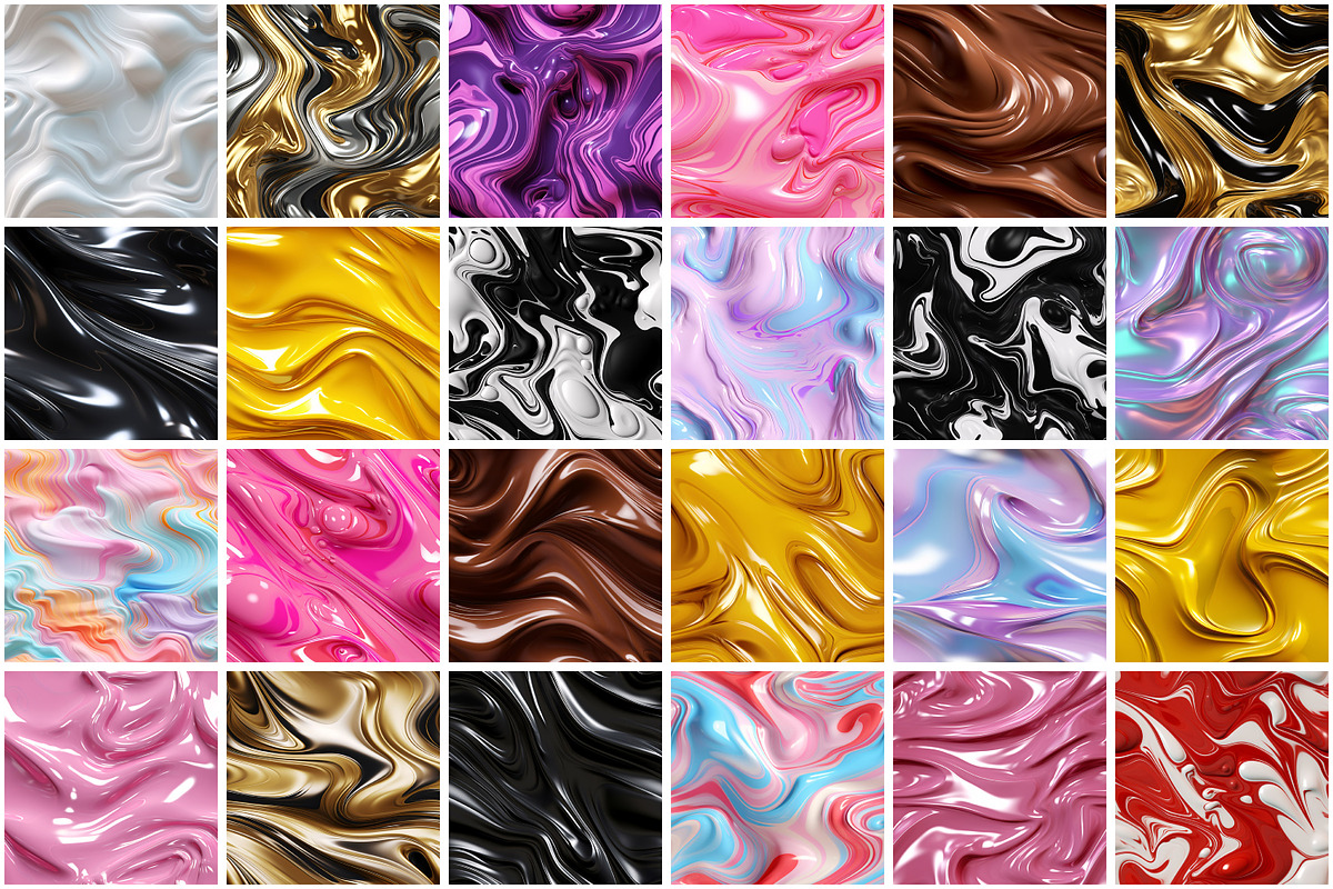 3D Liquid Seamless Pattern, a Pattern Graphic by Forhadx5 (Photo 13 of 21)