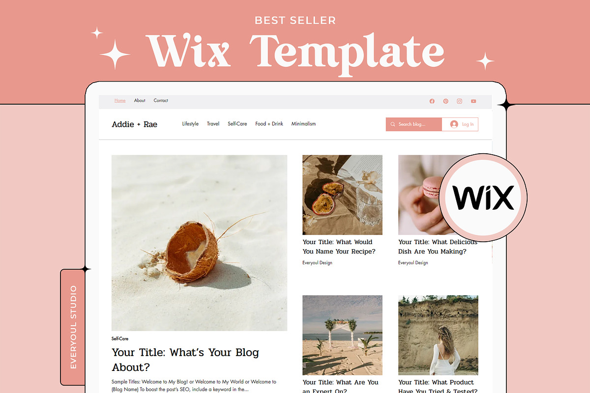 Addie + Rae Wix Template, a Wix Template by Girl Boss From Home (Photo 6 of 6)