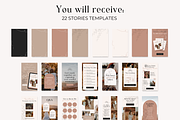 Instagram Story Templates Boho Canva, a Social Media Template by HerstedHertz (Thumbnail 2 of 7)