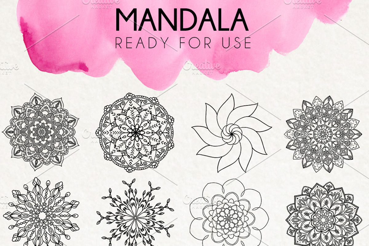 The Universe of Mandala, an Object Illustration by BilberryCreates (Photo 6 of 12)
