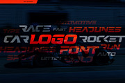 Rocket Movement Font, a Sans Serif Font by artyway (Thumbnail 8 of 9)