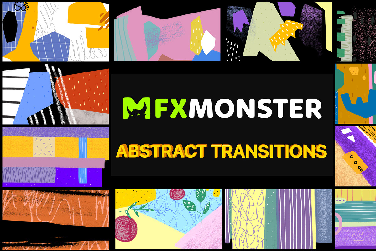 Abstract Transitions DaVinci Resolve, a Templates & Theme by FlashFXbox (Photo 1 of 2)