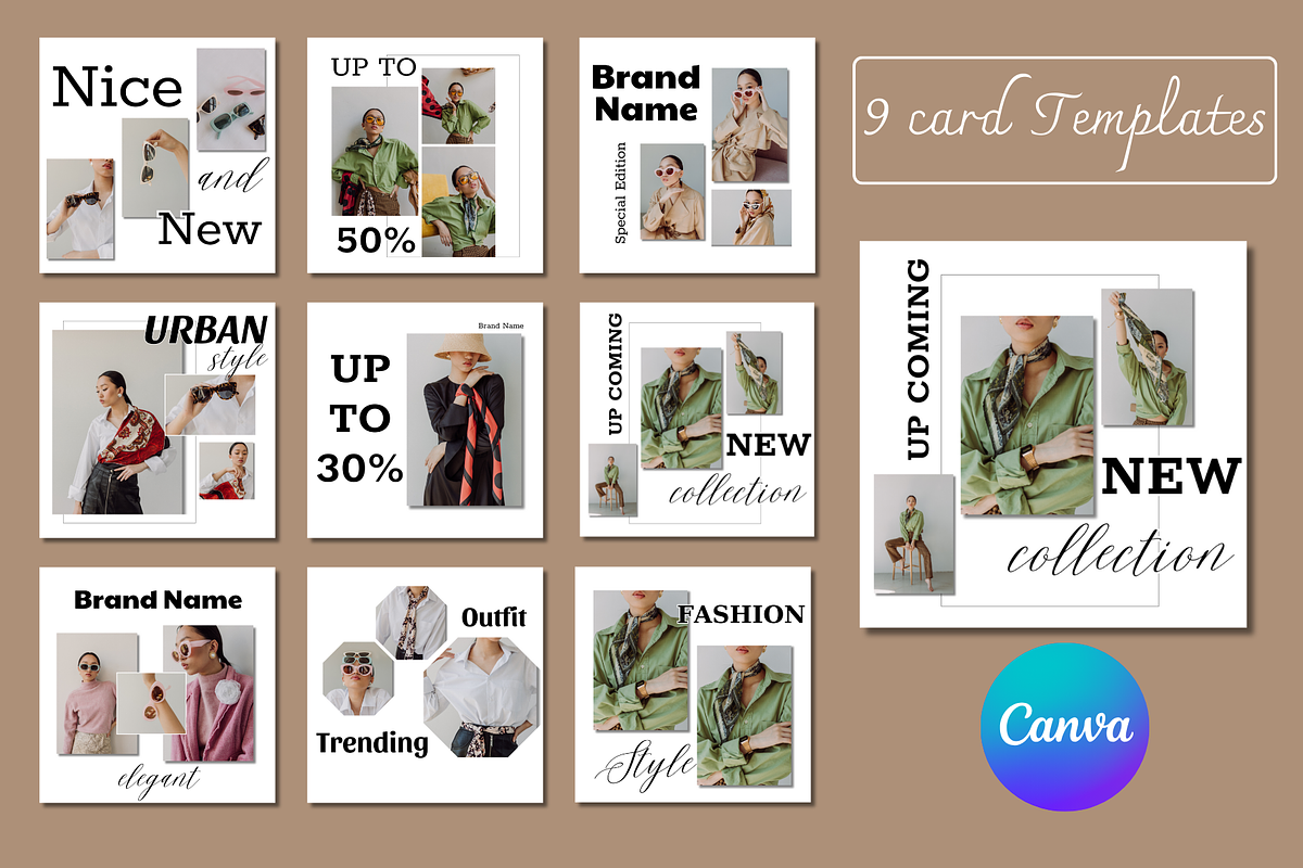 Fashionable Canva IG templates, a Social Media Template by Sparklingdesign4 (Photo 5 of 8)