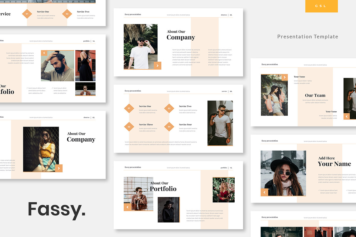 Fassy - Lookbook Google Slide, a Presentation Template by naulicreative (Photo 1 of 4)
