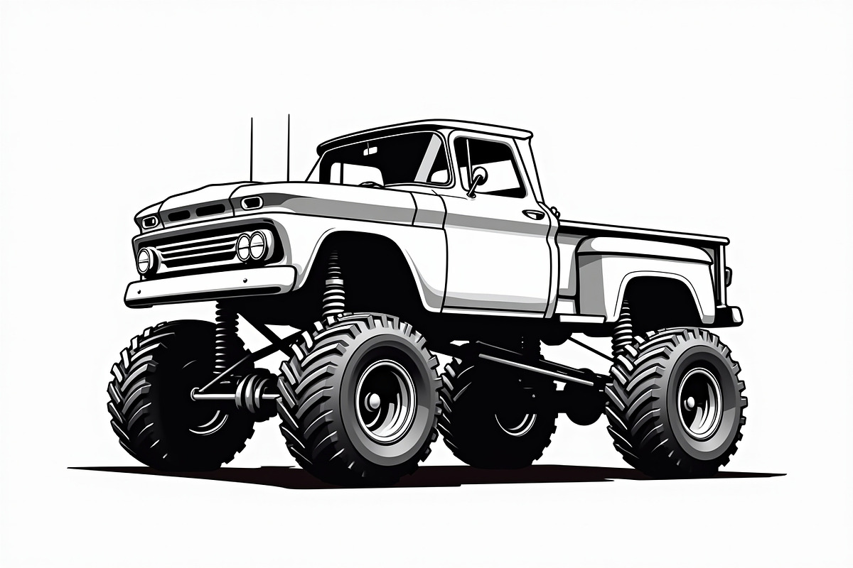 Offroad Truck Silhouette Pack, an Illustration by BIPLOB EXPERT (Photo 8 of 9)