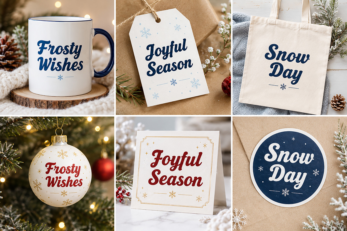 Frosty Wishes, a Script Font by Wow Magic (Photo 5 of 6)
