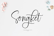 Songket Handwritten Script, a Script Font by moriztype (Thumbnail 1 of 8)