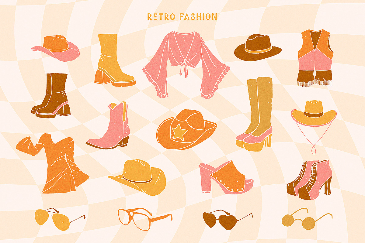 Retro Vibes Graphics Bundle 70% OFF, a Graphic by Ayya Studio (Photo 42 of 60)