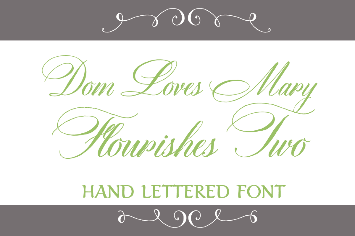 Sale-Dom Loves Mary Flourishes Two