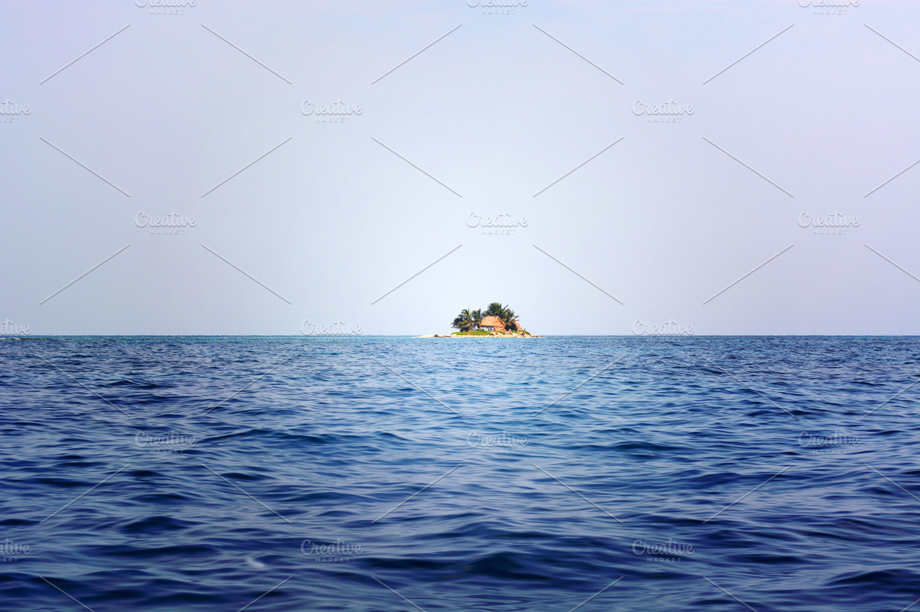 Lonely Key Island Stock Photo Containing Island And Key