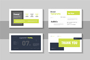 Clean brand guideline portfolio deck, a Presentation Template by Pavel_design (Thumbnail 4 of 4)