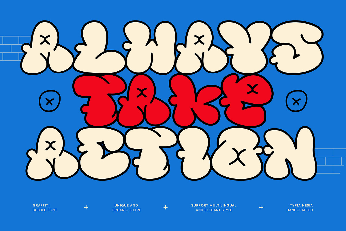 Spice Hype - Street Bubble Grafitti, a Font by Typia Nesia (Photo 7 of 12)