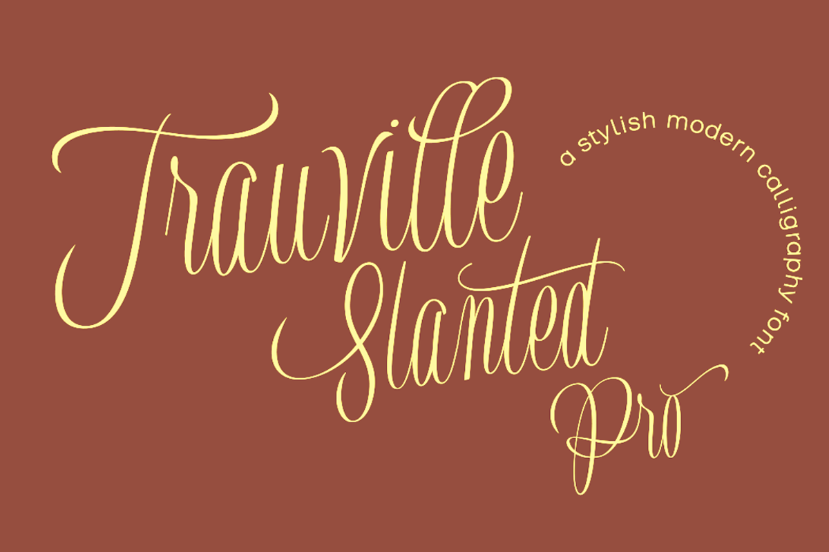 Trauville, a Script Font by Eurotypo (Photo 1 of 6)