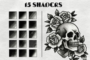 Procreate Tattoo Brushes, a Brush Add-On by svgocean (Thumbnail 2 of 7)